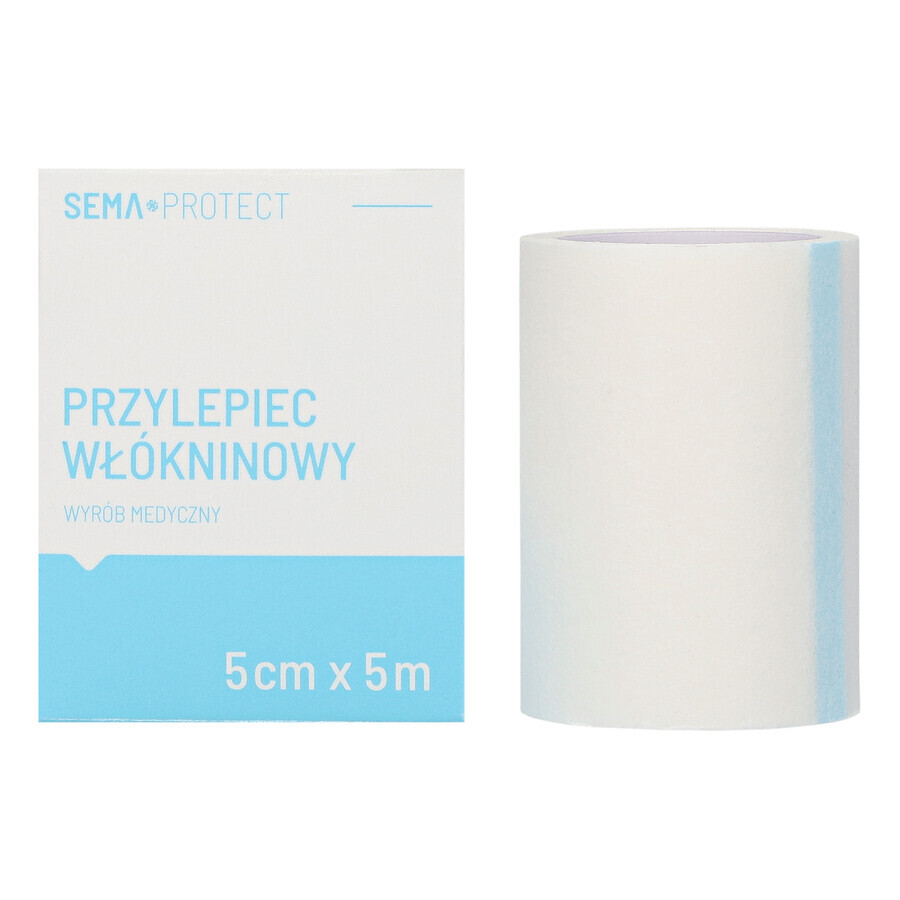 SEMA Protect, adhésif non tissé, 5 cm x 5 m, 1 pièce