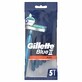 Gillette Blue II Plus, rasoirs jetables, 5 pi&#232;ces