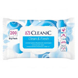 Cleanic Clean&amp;Fresh, lingettes humides universelles, 200 pièces