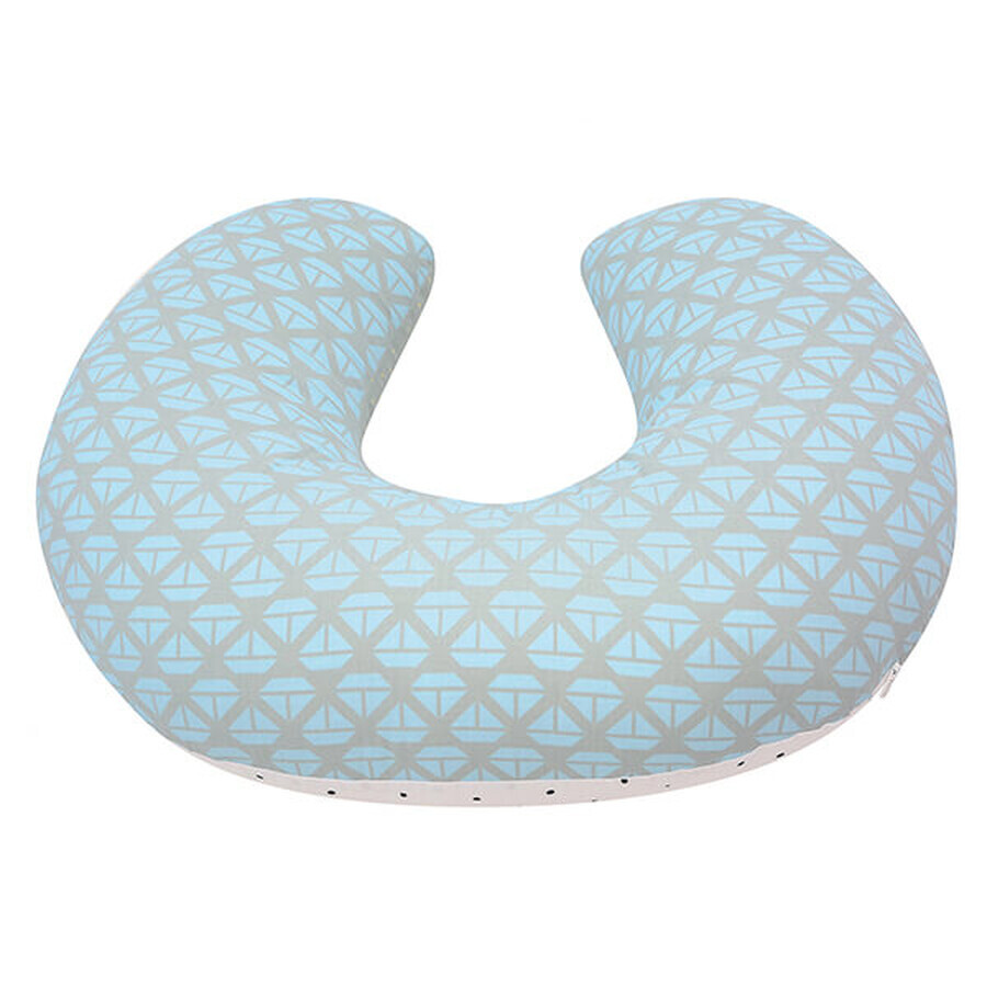 Motherhood, pouf, coussin d'allaitement, bateaux bleus, 1 pièce