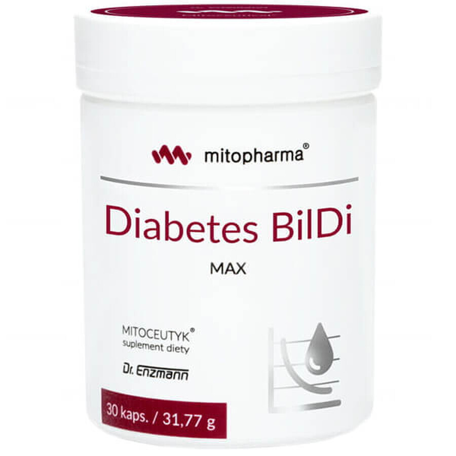 Mito-Pharma, Diabète BilDi max, 30 gélules