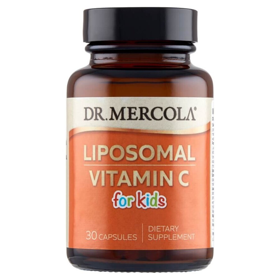 Dr. Mercola Liposomal Vitamin for Kids, vitamina C liposomiale per bambini, 30 capsule