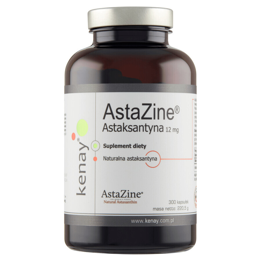 Kenay AstaZine Astaxanthin 12 mg, 300 capsules