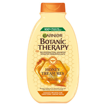 Garnier Botanic Therapy, șampon regenerant pentru păr, miere și propolis, 400 ml