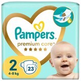 Pampers Premium Care, Windeln Größe 2, Mini, 4-8 kg, 23 Stück