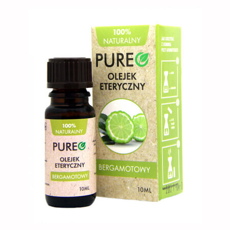 Pureo, bergamot essential oil, 10 ml