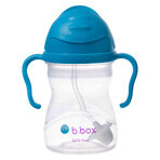 B.Box, bottle with straw, cobalt, from 6 months, 240 ml