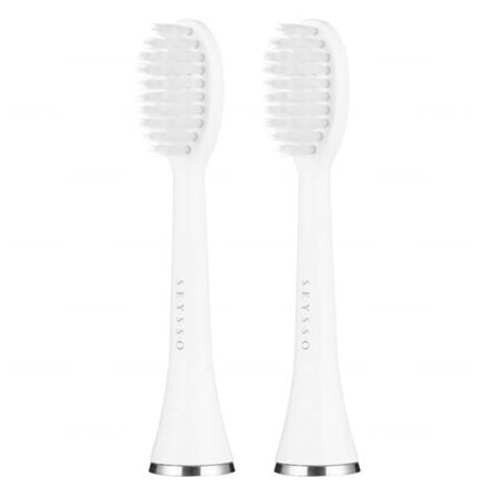 Seysso Sensitive, embouts de remplacement pour brosse à dents sonique Oxygen, SE0202, 2 pièces