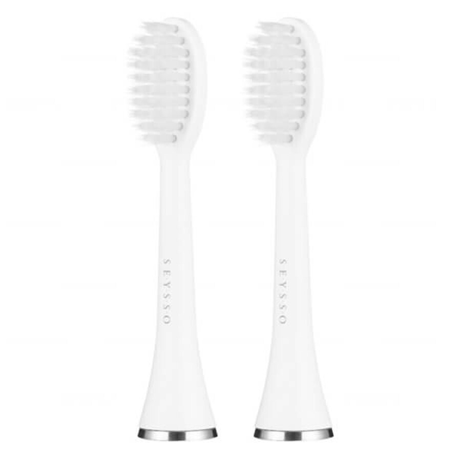 Seysso Sensitive, embouts de remplacement pour brosse à dents sonique Oxygen, SE0202, 2 pièces