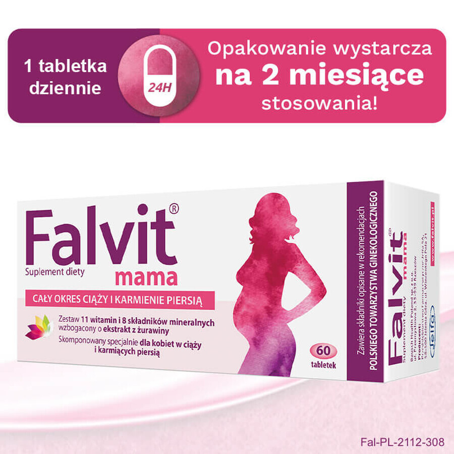 Falvit Mama, 60 comprimés pelliculés