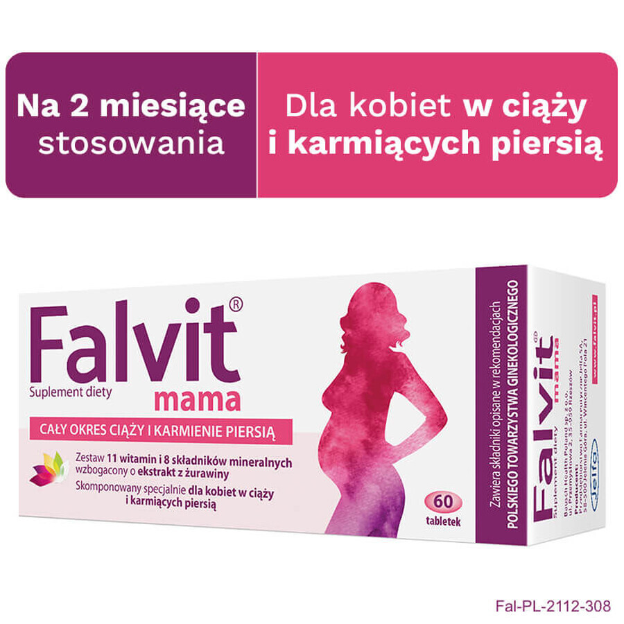 Falvit Mama, 60 comprimés pelliculés