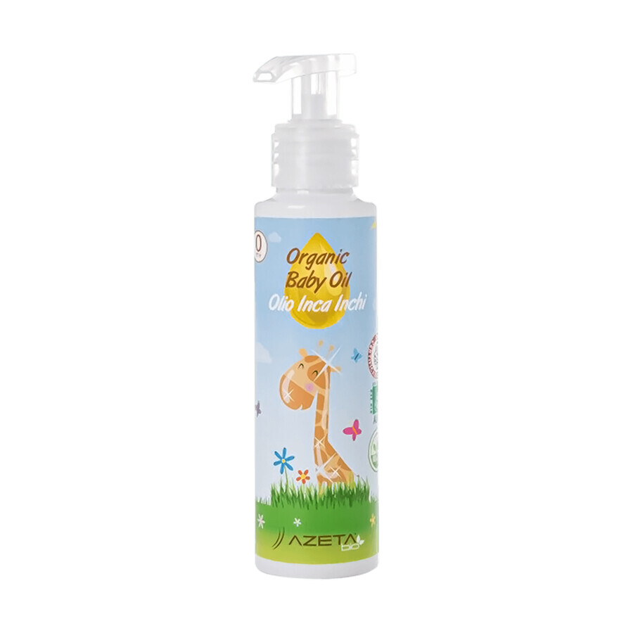 Azeta Bio, huile de soin et de massage bio pour bébé et enfant, dès la naissance, 100 ml