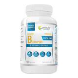 Wish Vitamin B Complex, 8 vitamines B + prébiotique, 120 gélules