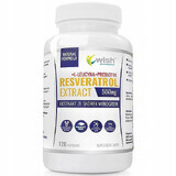 Wish Resveratrol Extract 500 mg, extrait de peau de raisin, 120 gélules