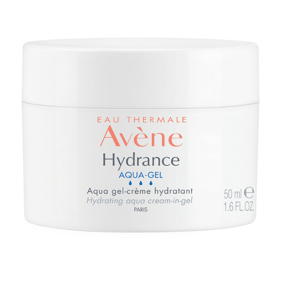 Avene Hydrance Aqua Gel, hydraterende gezichtscrème-gel, gevoelige en vochtarme huid, 50 ml