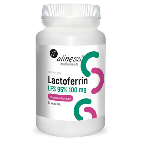 Aliness Lactoferrine LFS 90% 100 mg, 60 gélules