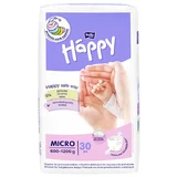 Bella Baby Happy Micro, pañales para bebés prematuros 600–1200 g, 30 uds