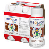 Resource Junior, préparation nutritionnelle à partir de 1 an, goût chocolat, 4 x 200 ml