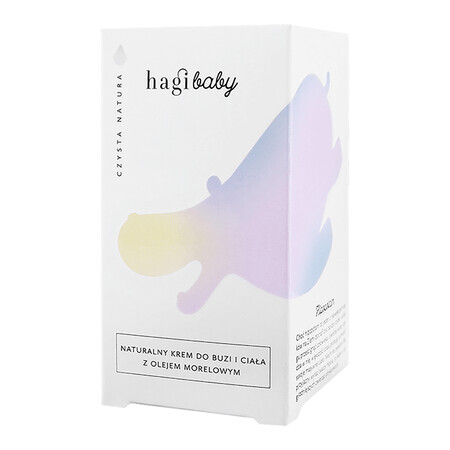 Hagi Baby, crème naturelle pour le visage et le corps à l'huile d'abricot, 50 ml