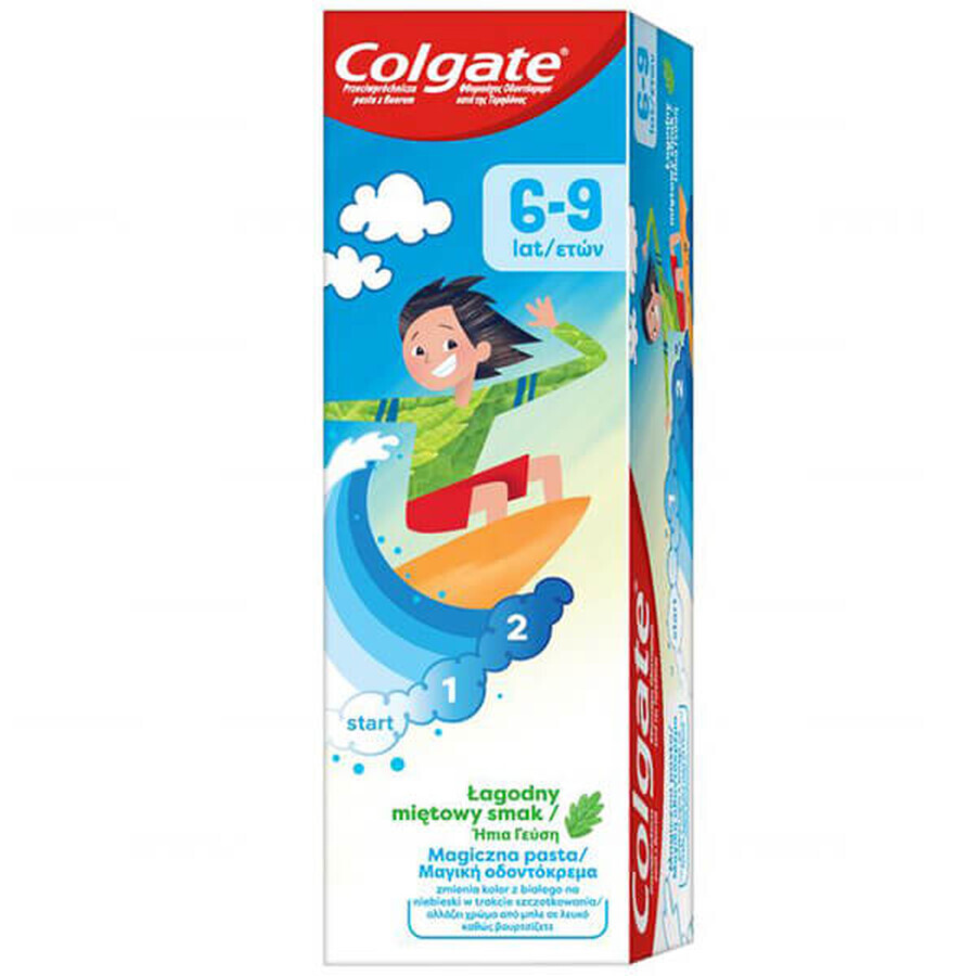 Colgate Kids, dentifrice magique pour enfants, menthe douce, 6-9 ans, 50 ml