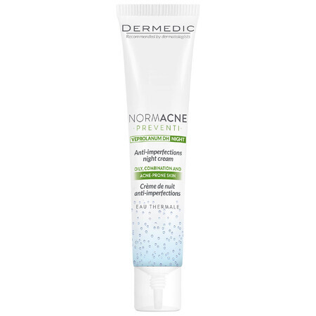 Dermedic Normacne, crema per il trattamento delle imperfezioni, crema notte, 40 ml