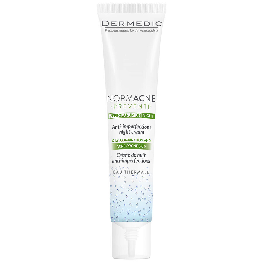 Dermedic Normacne, crema per il trattamento delle imperfezioni, crema notte, 40 ml