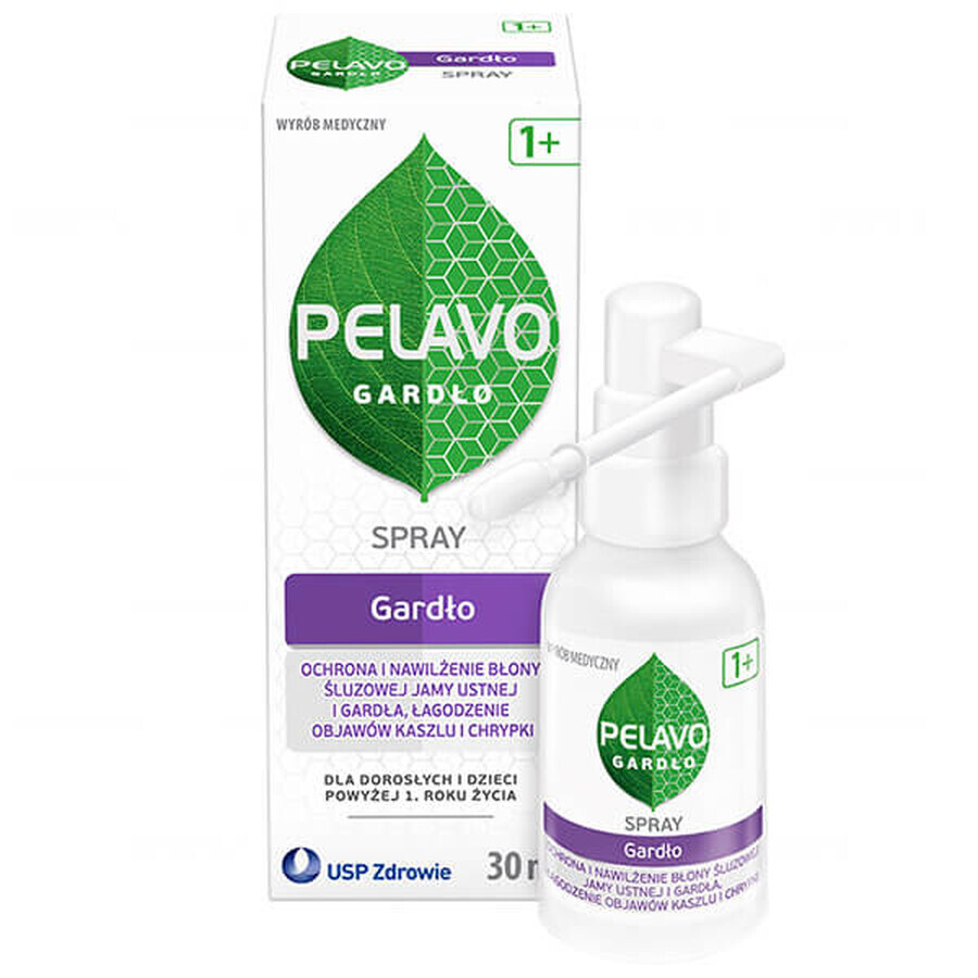 Pelavo Throat, spray for children over 1 year of age and adults, 30 ml