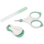 BabyOno, set de soins des ongles pour bébés et enfants, vert, 398/01