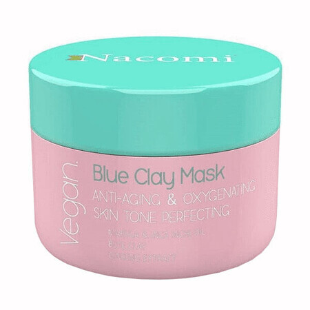 Nacomi Blue Clay Mask, blue clay mask, mature skin, 50 ml