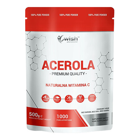 Wish Acerola, natural vitamin C, 500 g