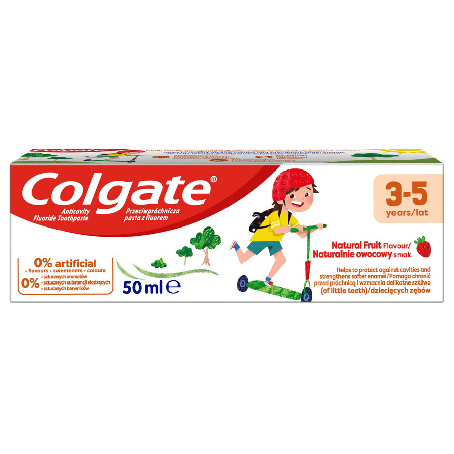 Colgate Kids, dentifrice pour enfants, fraise, 3-5 ans, 50 ml