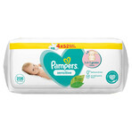 Pampers Sensitive, toallitas húmedas, 4 x 52 piezas