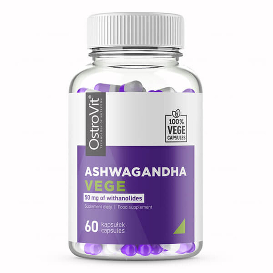 OstroVit Ashwagandha Vege, 60 gélules