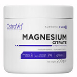 Citrato de magnesio puro OstroVit Supreme, 200 g