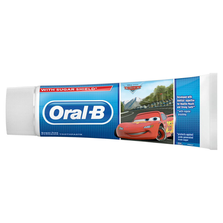 Oral-B Kids, Zahnpasta, Frozen + Cars, für Kinder ab 3 Jahren, 75 ml