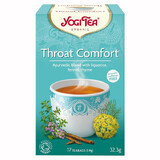 Yogi Tea Organic Throat Comfort, thé pour la gorge, 1,9 g x 17 sachets