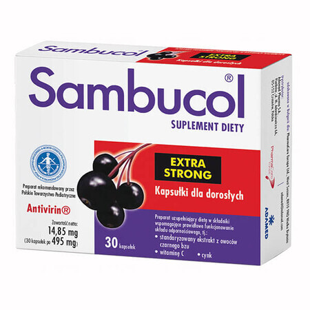 Sambucol Extra Fort, 30 gélules