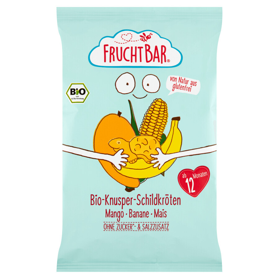 Fruchtbar Corn Crisps, bananas with BIO manganese, after 12 months, 30 g