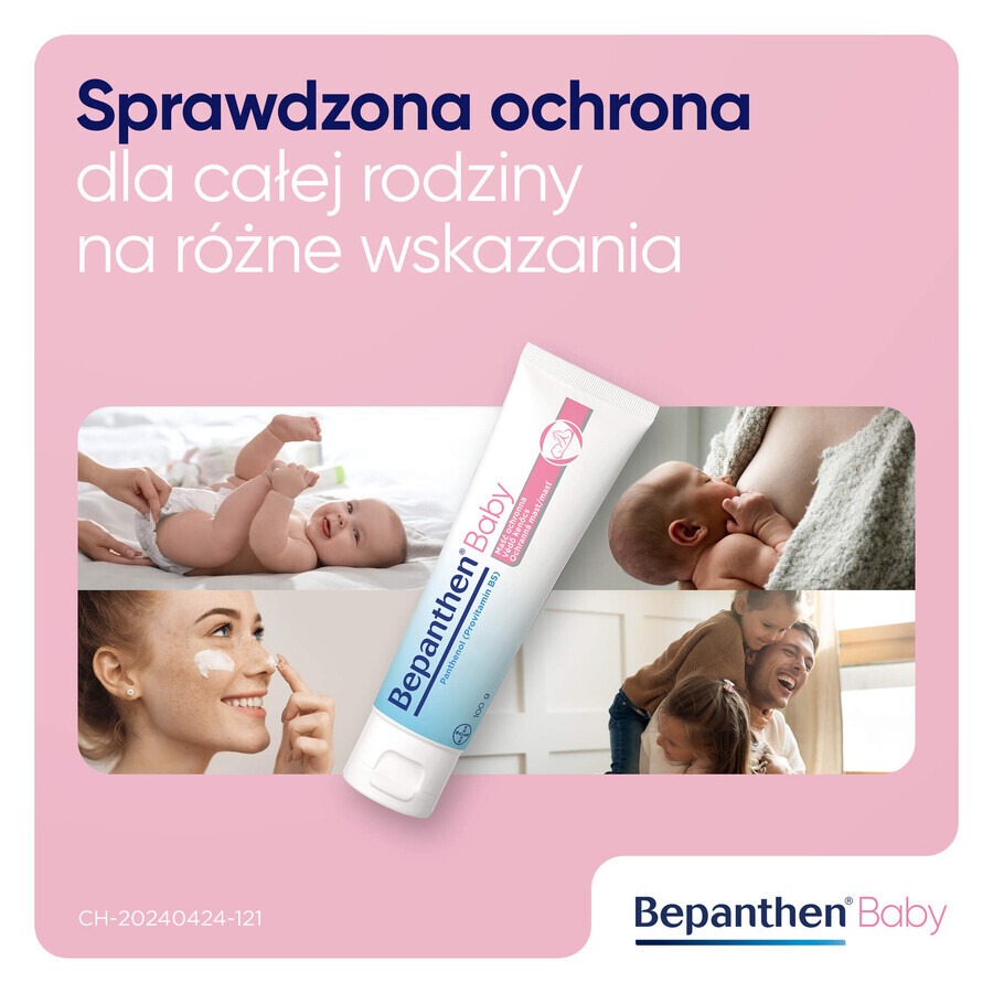 Set Bepanthen Baby, pommade protectrice contre l'érythème fessier des bébés, 2 x 100 g