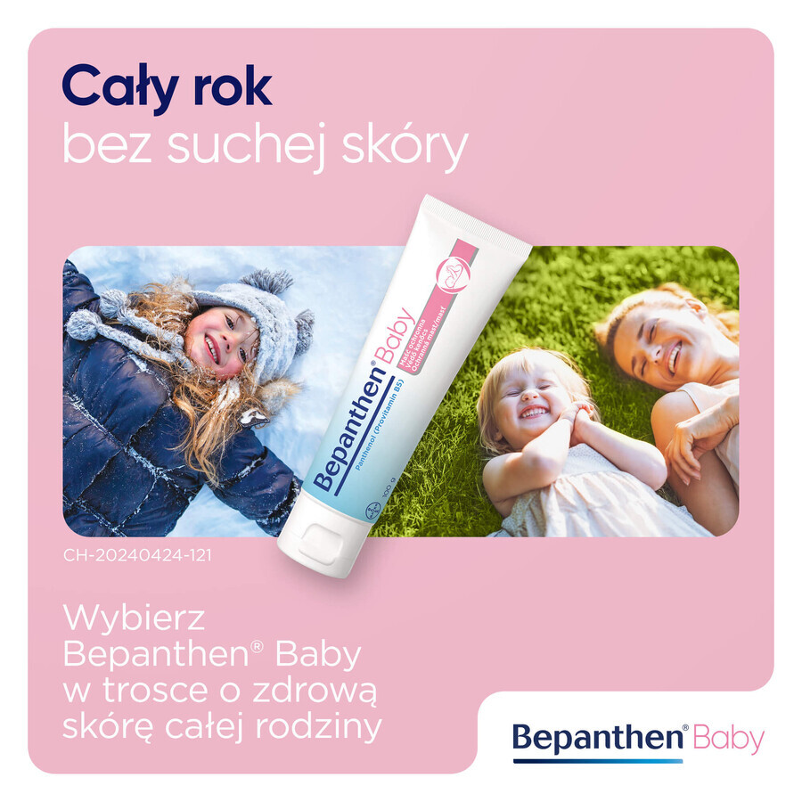 Set Bepanthen Baby, pommade protectrice contre l'érythème fessier des bébés, 2 x 100 g