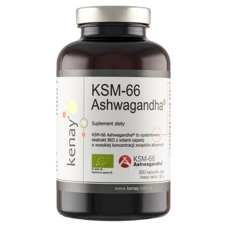 Kenay Ashwagandha KSM-66, 300 gélules