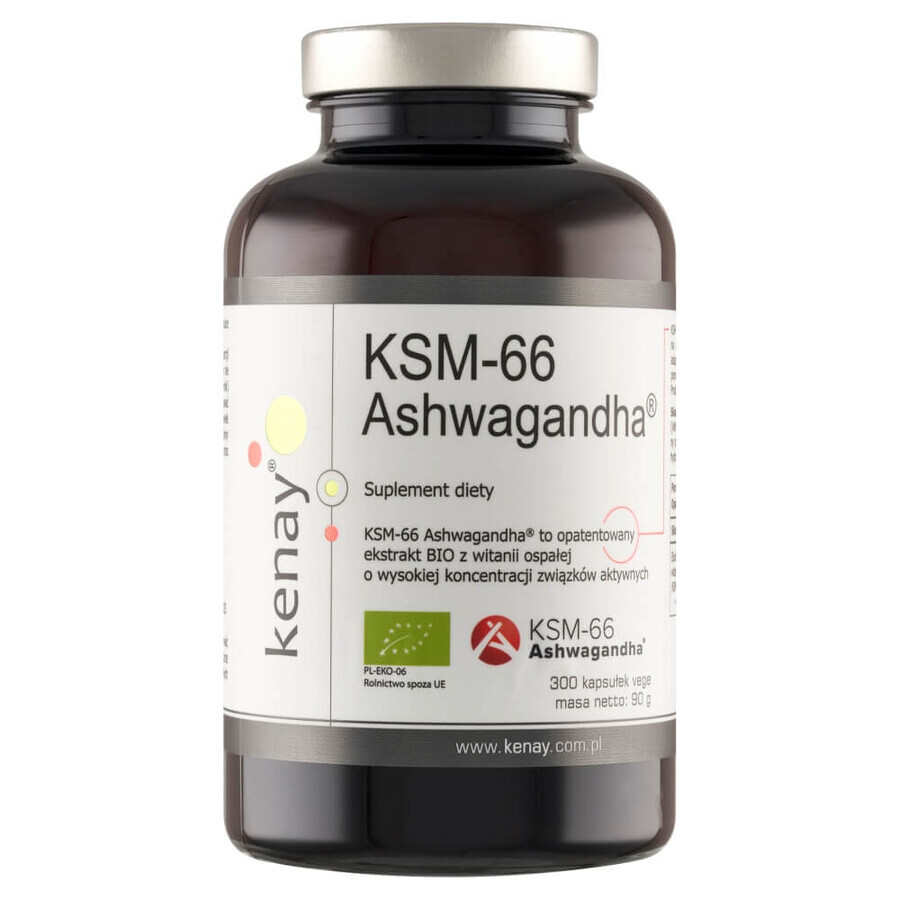 Kenay Ashwagandha KSM-66, 300 gélules