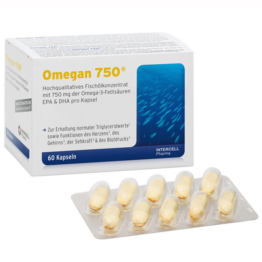 Mito-Pharma, Omegan 750, 60 cápsulas