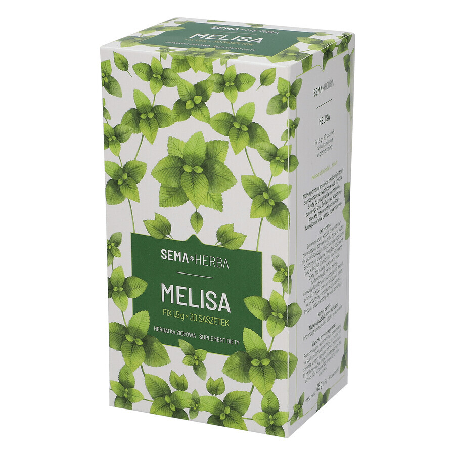 SEMA Herba Melissa Fix, 1.5 g x 30 sachets