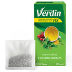 Verdin Fix met groene thee, 20 zakjes