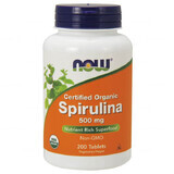 Now Foods, Spiruline 500 mg, 200 comprimés