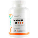 MyVita, Magnesium + vitamine B6 P-5-P, 250 tabletten