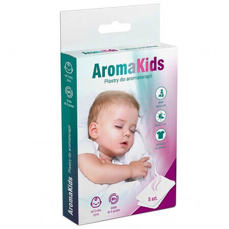 AromaKids, pansements d'aromathérapie pour enfants à partir de 3 ans, 5 pièces