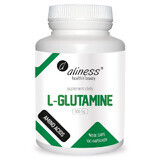 Aliness L-Glutamine, L-Glutamine 500 mg, 100 gélules végétales