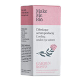 Make Me Bio Garden Roses, sérum rafraîchissant pour les yeux, roller, 10 ml